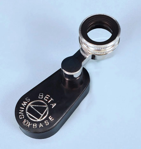 Beta Swingbase 10X Flat Field, Distortion Free Magnifier