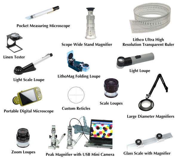 Peak Optics, Magnifiers, Comparators, Loupes, For Inspection